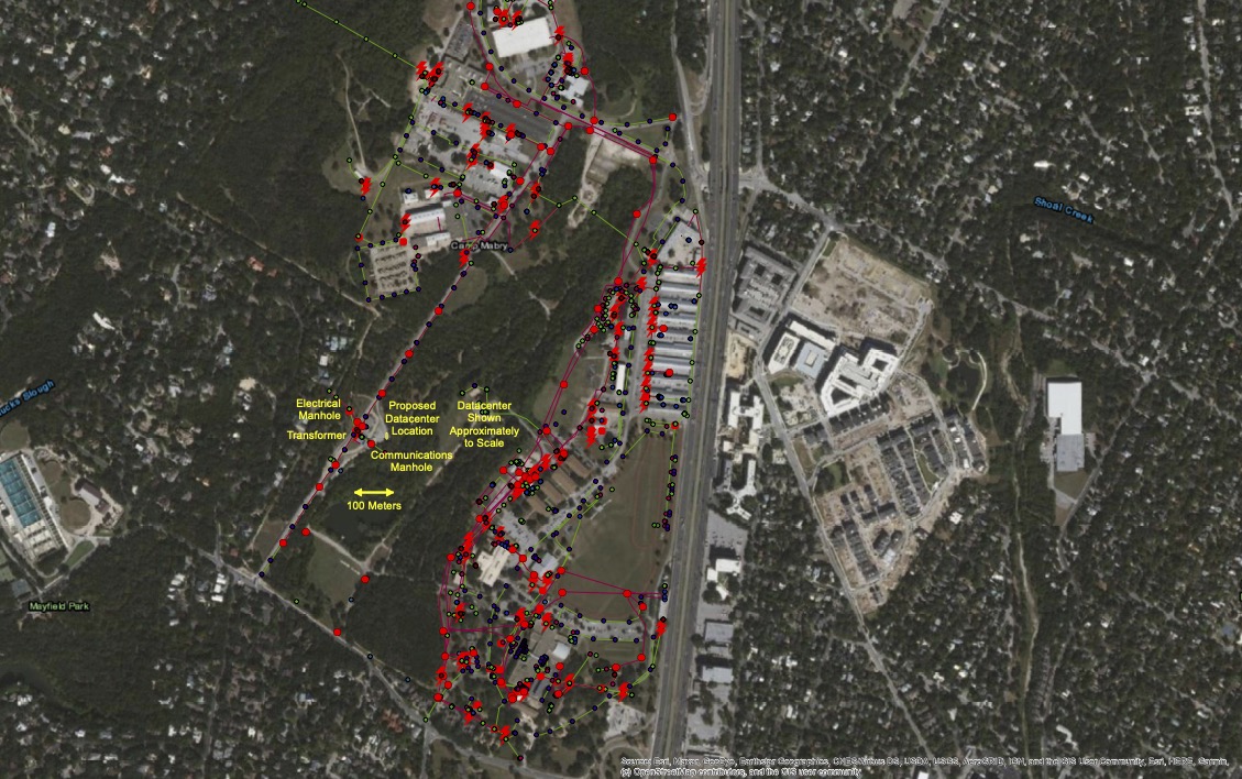 Camp Mabry Proposed Datacenter Location Map Large Scale 2021.22.7